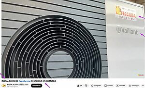 aerotermia en un piso